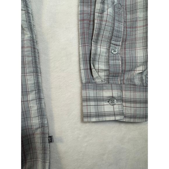 Toad & Co Men's Plaid Button Down Active Sport Shirt Hiking Casual Performance M - Picture 6 of 11